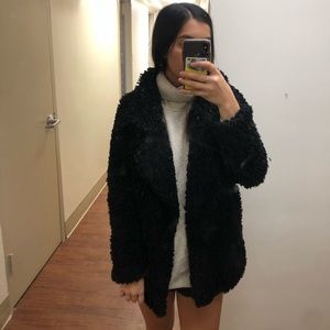 Black Fuzzy Jacket
